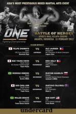 Watch ONE FC 2 Battle of Heroes Undercard 0123movies